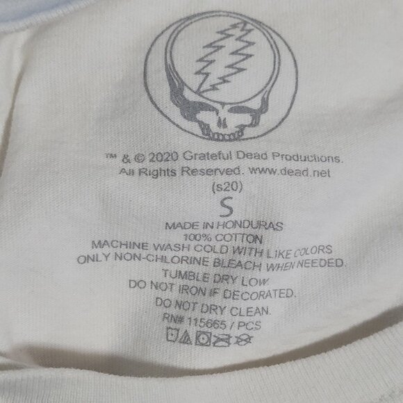 GRATEFUL DEAD RAINBOW DANCING BEAR COTTON LONG SLEEVE T-SHIRT S - Picture 8 of 8